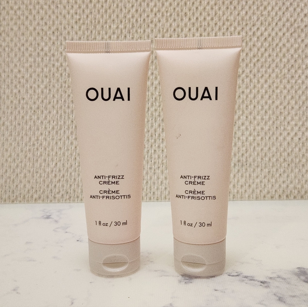 2 Ouai Anti Fizz Creme Travel Size 1 Oz Sealed